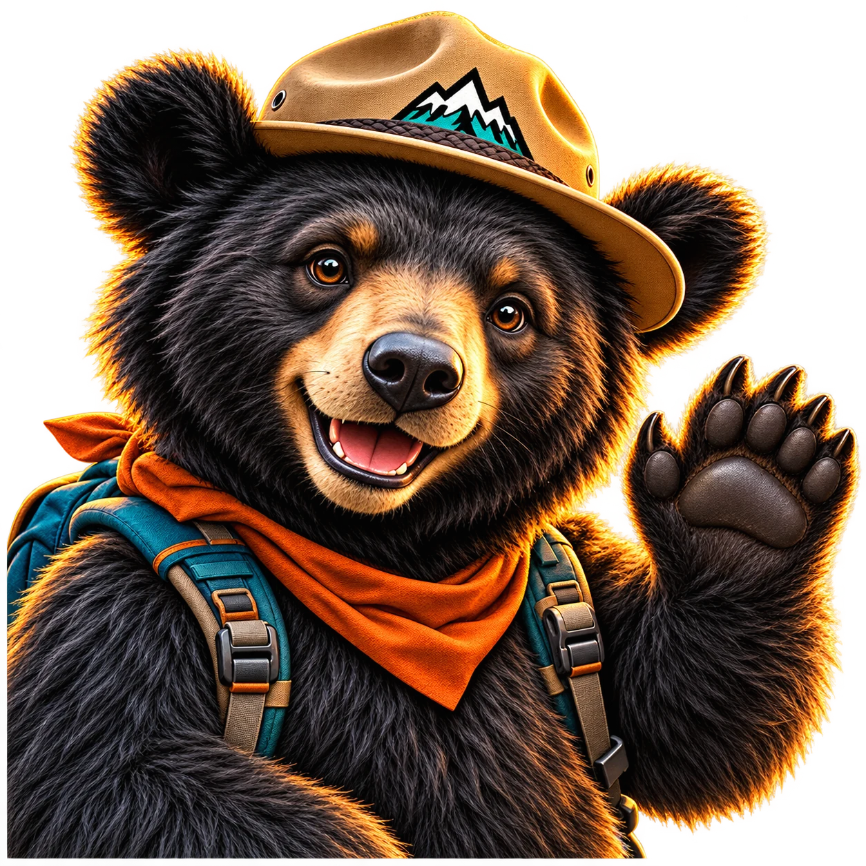 Scout, the Smokies Sidekick black bear mascot